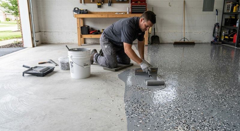 Garage Concrete Coating in Fairfax, VA