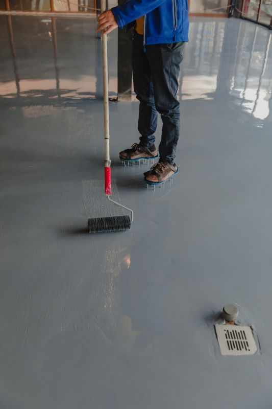 Garage Floor Epoxy Installation in Loudoun County, VA