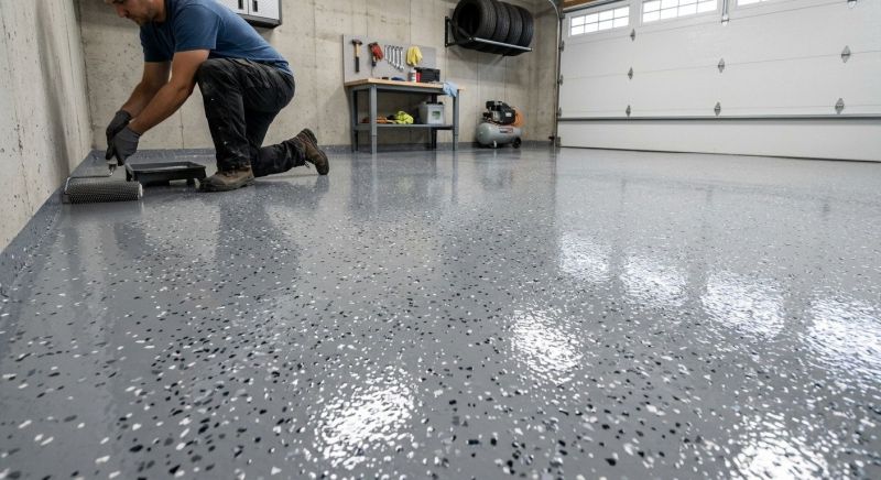 Resinous Flooring Installation in Loudoun County, VA